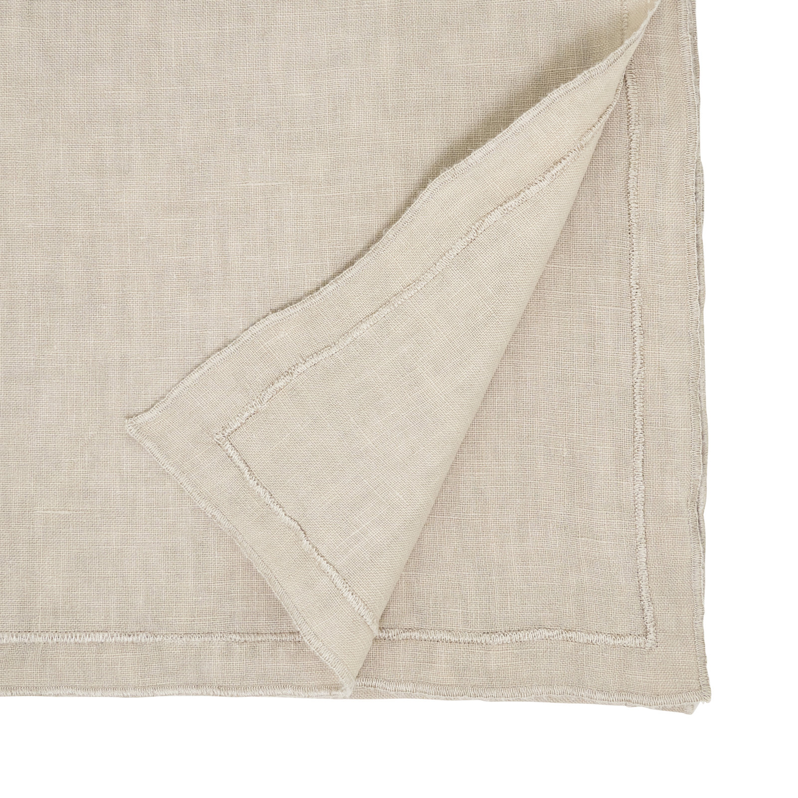 Aneta 72" Linen Table Runnner, Brown