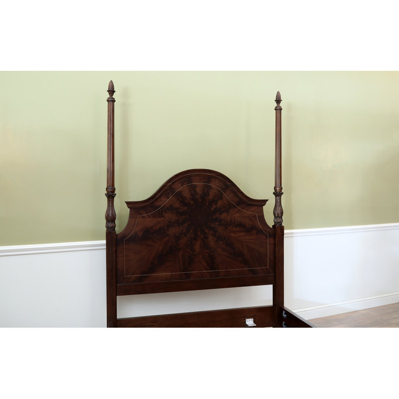 Solid Wood Four Poster Bed, Queen
