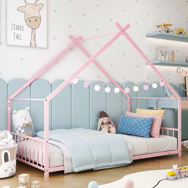 Cadre de lit Montessori, Twin, Rose