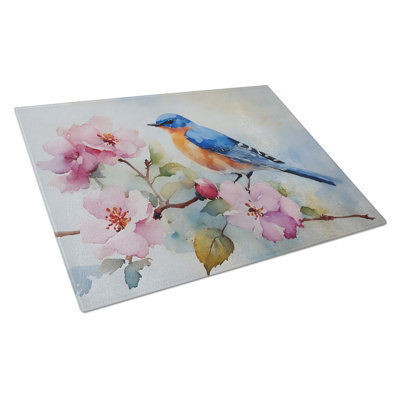 Bluebird Glass Cutting Board