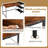 Coarben L-Shaped Metal Base Computer Desk-1352207489
