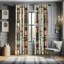 Ensemble de 2 rideaux ours East Urban Home 4 pièces 28 po x 95 po-241309774