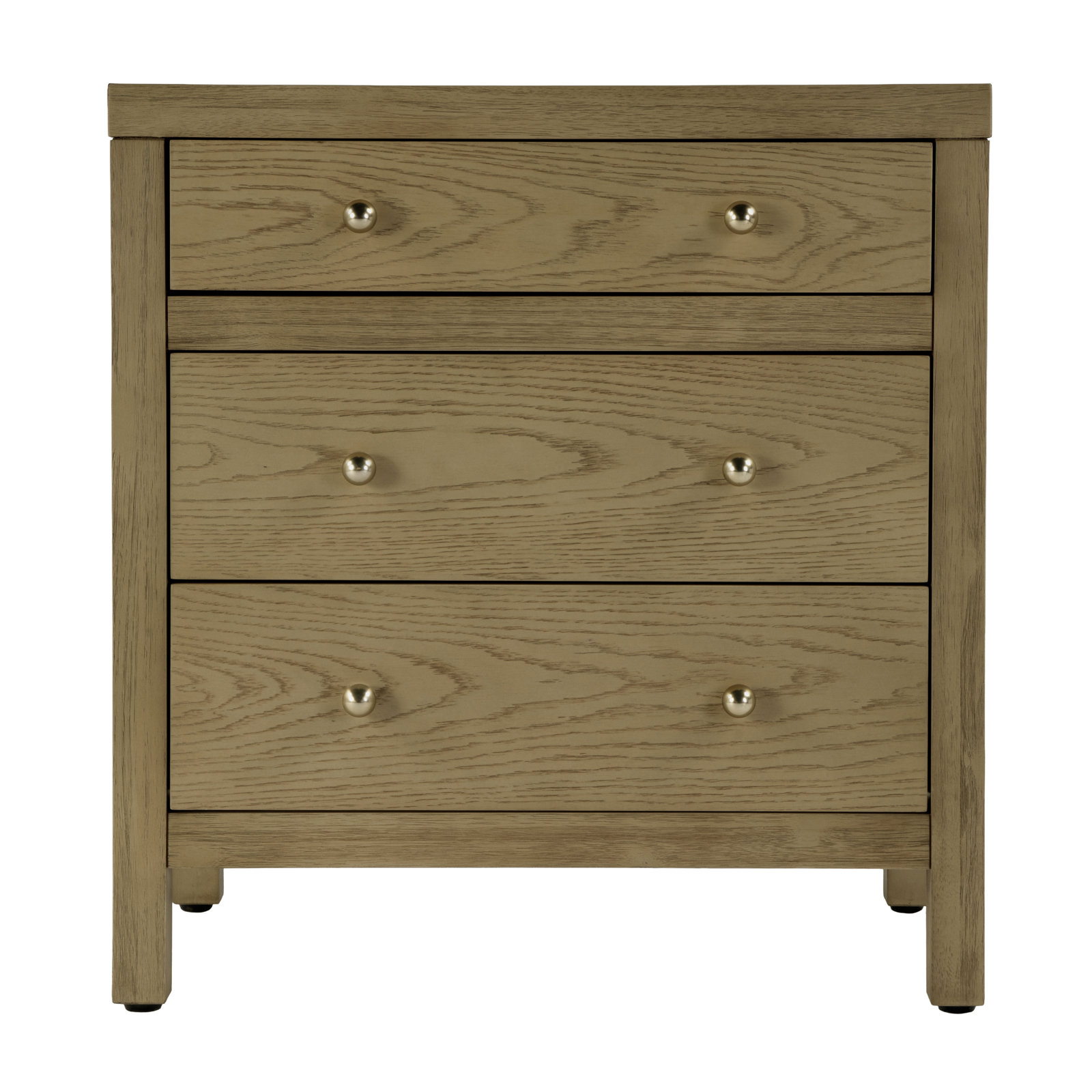 Celine 3-Drawer Acacia Dresser, Light Oak