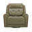 Iavor Swivel Glide Leather Power Recliner w/ Charging Ports-1440589397