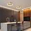 2-Light 30cm LED Flush Mount-1340486187