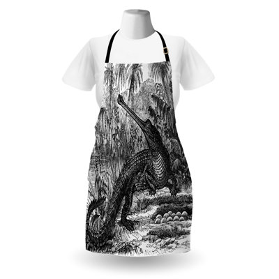 No Pattern Bib Apron