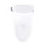 TOTO Ultramax Low Profile One-Piece Elongated 1.28 GPF WASHLET+ Ready Universal Height Toilet with CEFIONTECT, Cotton White - CST618CEFGT40#01