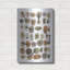  'Mid Century 2 Warm Neutral Vertical' by Cheryl Warrick Metal Wall Art-2098211165