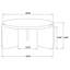Table basse ronde en bois