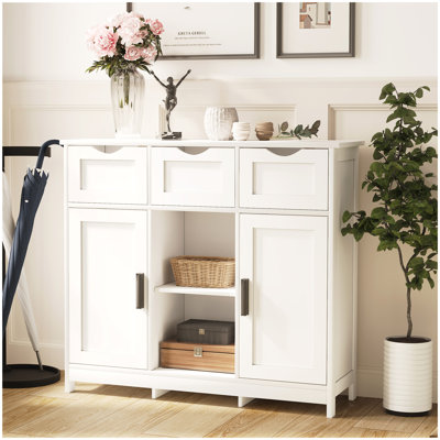 Storage Cabinets,Wooden Floor Cabinet,With Drawers And Shelves Storage Cabinets,Accent Cabinet For Living Room,Bedroom,Bathroom Furniture Home Decor