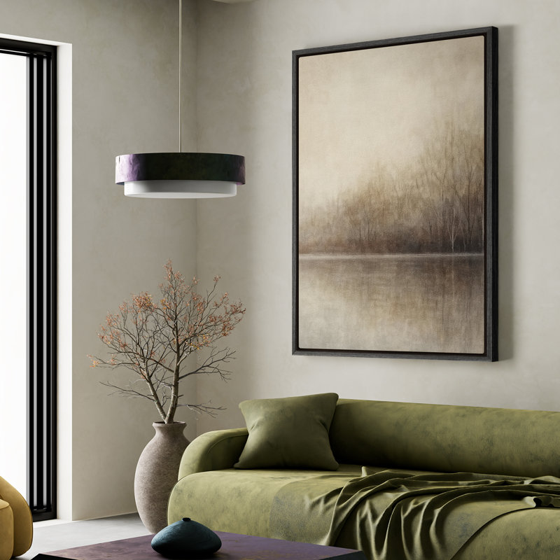 Art mural encadré, impressions murales abstraites rétro pour chambre à coucher - 24 po x 36 po, H 36 po x l 24 po, Noir