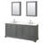 Deborah 80'' Double Bathroom Vanity with Quartz Top with Mirror-98208027-98208028-98208031