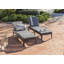 Keter Jaipur Sun Lounger With Cushion- Grey