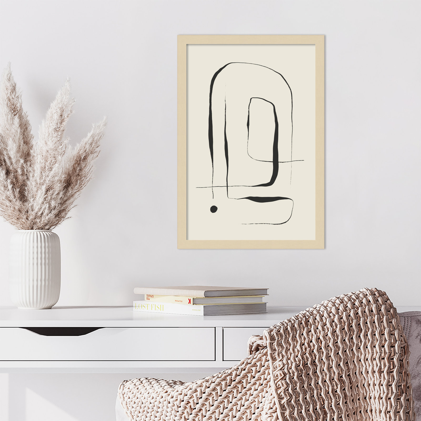 The Point No 2 by Treechild  Wood Framed Wall Art Print, Brown, 21" H x 15" W