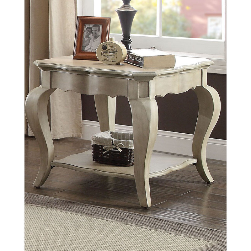 Tasker Solid Wood End Table