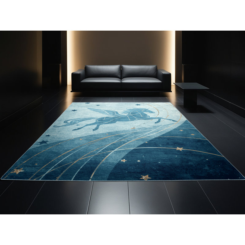 Tapis chic et luxueux lavable à la machine Pantelie, 2x3
