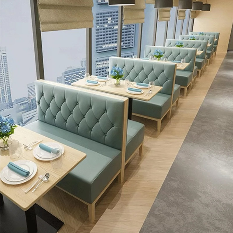 Banc rembourré en similicuir Light Luxury