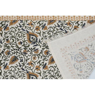 Block Print 100% Cotton 17"X32" Inch Fabric Set of 8 Waffle Weave Hand, Kitchen Towel