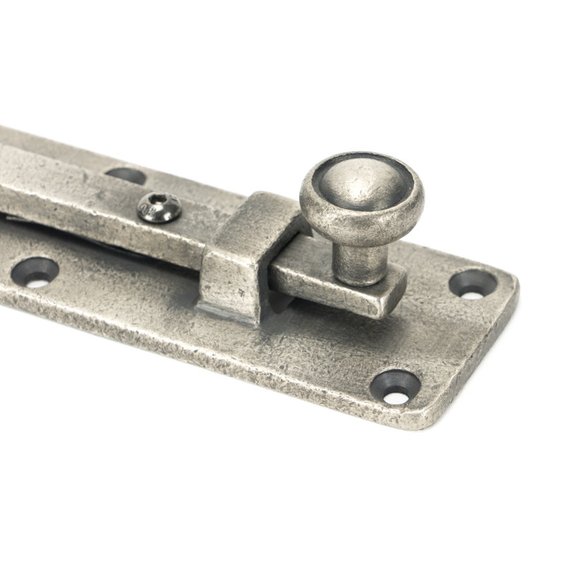 Universal Bolt, Antique Pewter, 4cm H x 15cm W x 3cm D