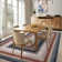 Machine Washable Rug for Living Room Braided Print Non-Slip Area Rug Stain Resistant Carpet for Dining Room Bedroom Nursery Office
