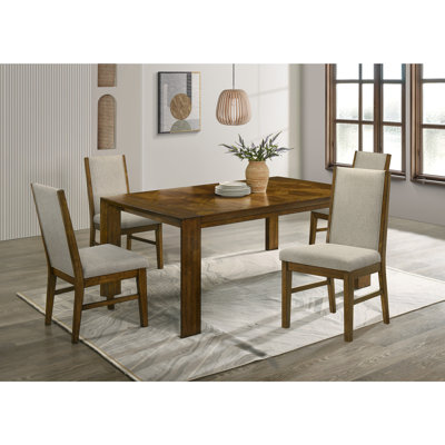 5pc Rectangular Dining Table Set