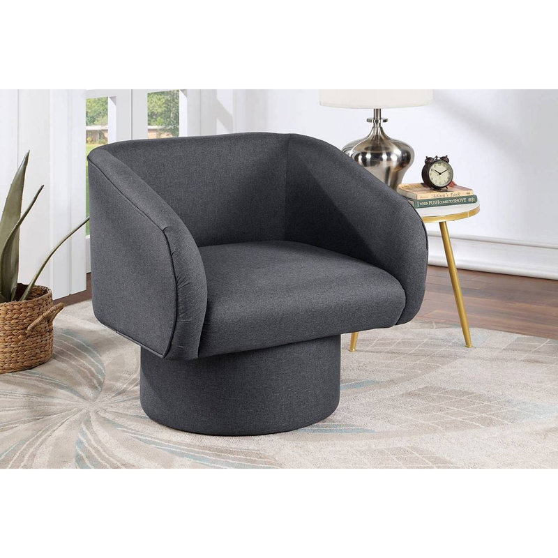 Chaise d'appoint rembourrée Classic, Gris