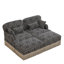 Canapé Comfy Chenille Leopard-1092809863