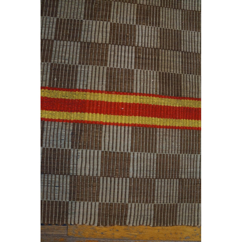 Antique American Rag Rug America Flat Weave
