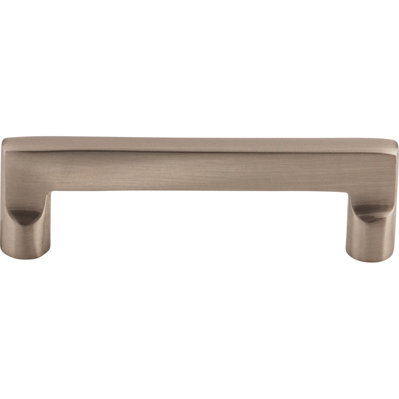 Aspen II Flat Sided 12" Center to Center Appliance pull, 4" Center to Center, Brushed Satin Nickel