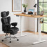 Bureau debout électrique à hauteur ajustable avec fauteuil de direction ergonomique, ensemble de mobilier de bureau moderne