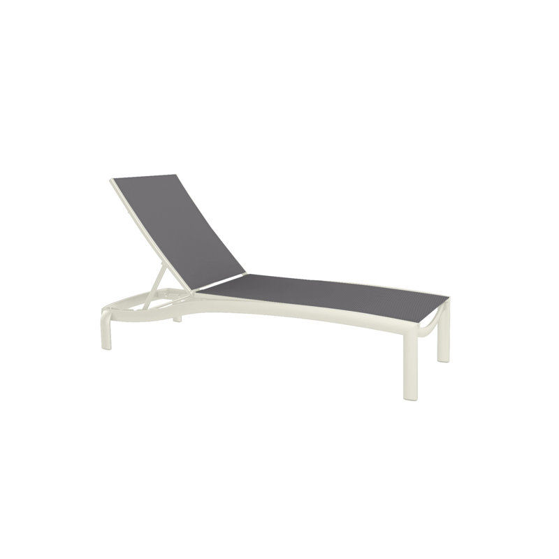 Kor Outdoor Chaise Lounge, Rincon, Parchment