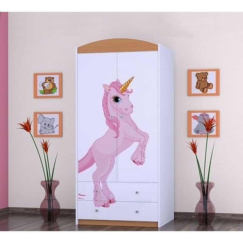 Maio 2 Door Wardrobe, Brown