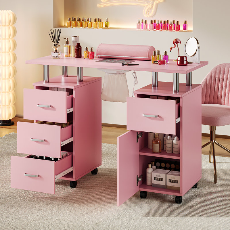 Poste de travail à clou, Pink