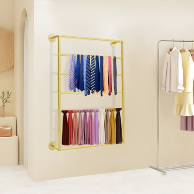 7-Tier Wall Mounted Towels Storage Rack