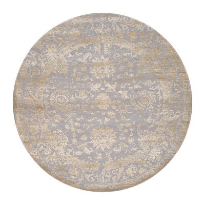 Transitional Silver/Gold Area Rug