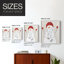 Festive Snowman III, reproduction encadrée - bois massif-923069230-923069270