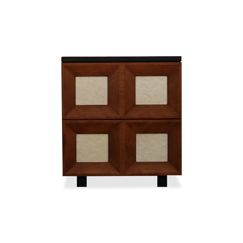 Table de bout Retro, H 22,83 po x l 15,75 po x P 19,69 po