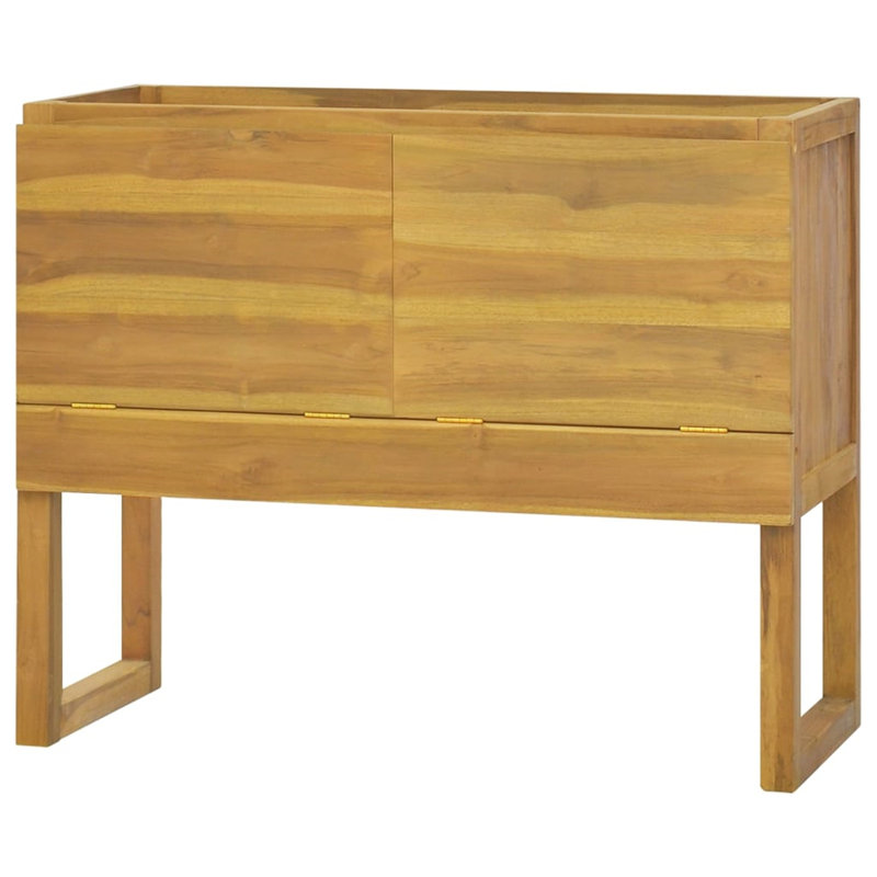 Neuber Solid Wood Freestanding Bathroom Cabinet
