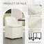 Chaise rembourrée avec housse lavable et roulettes-370145912