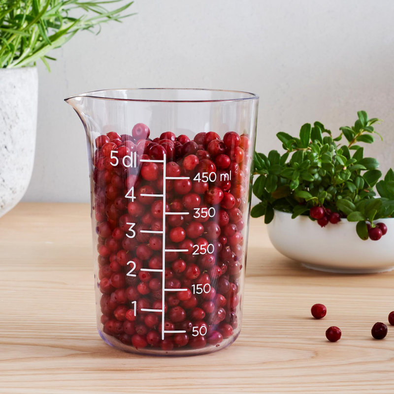 SmartStore Clear Transparent Max Measure Cup With An Easy-to-pour Spout, 9.5" H x 10.5" W x 13.5" D