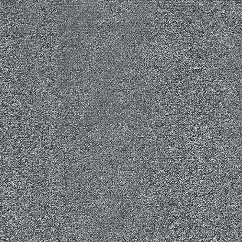 Lit simple avec tête de lit réglable et 12 supports en velours, Gray