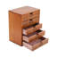 Saguache Wood Desk Organiser with Drawers