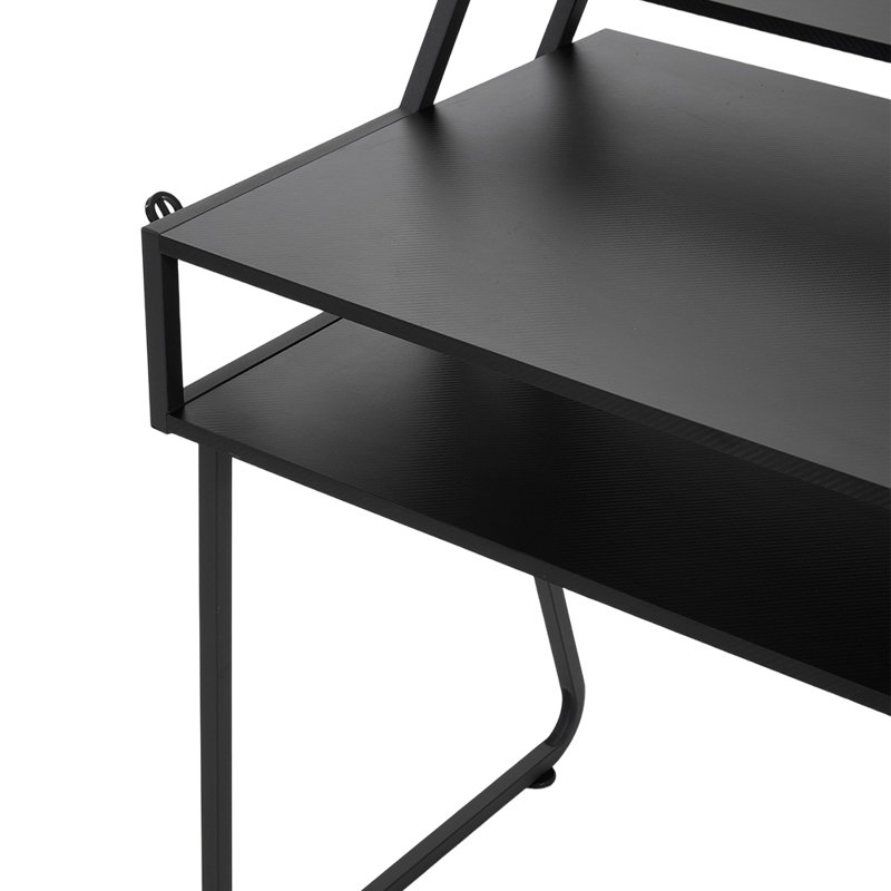 Adjustable Metal Base Computer Desk