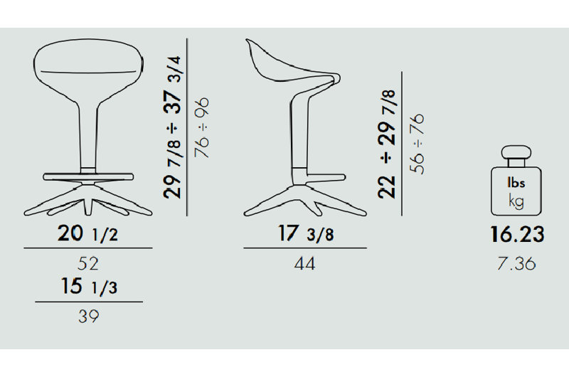 Spoon Yes Stool, White