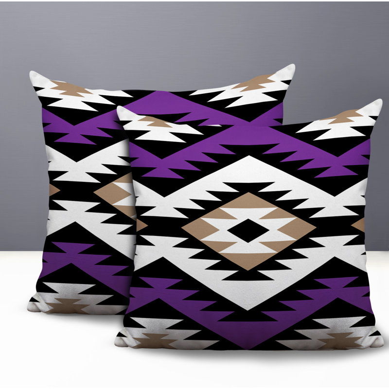 Coussin intérieur / extérieur Seka, 18x18, Mauve