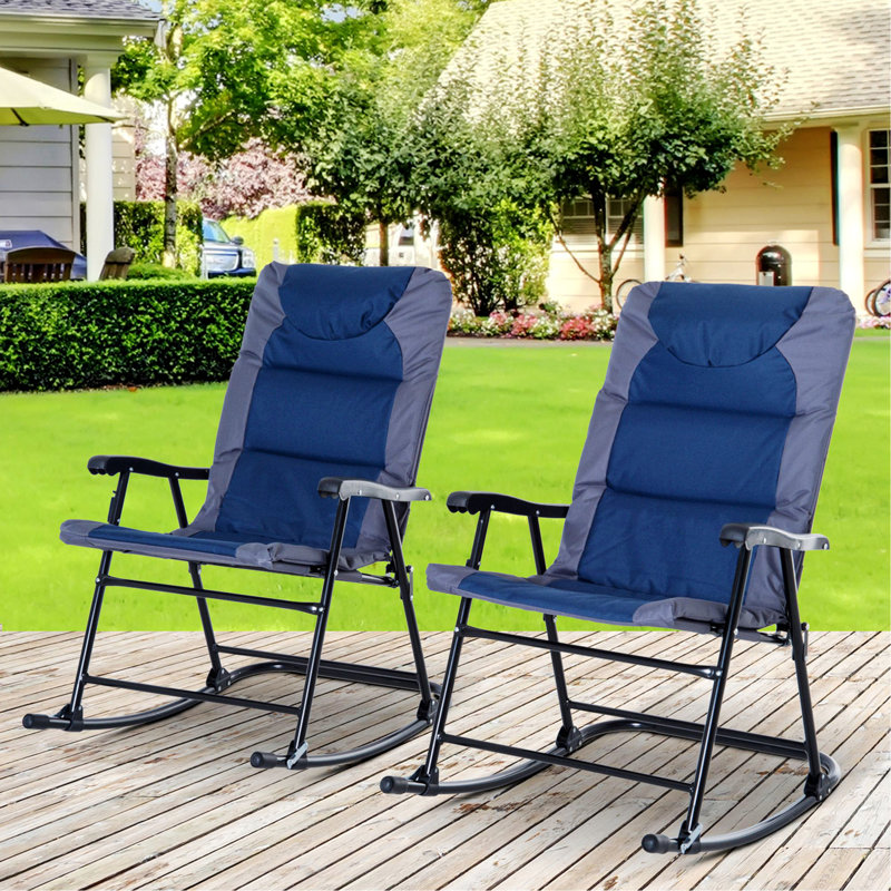 Chaise berçante en acier Syriyah