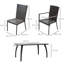 Route 6 - Person Rectangular Patio Dining Set with Cushions included
