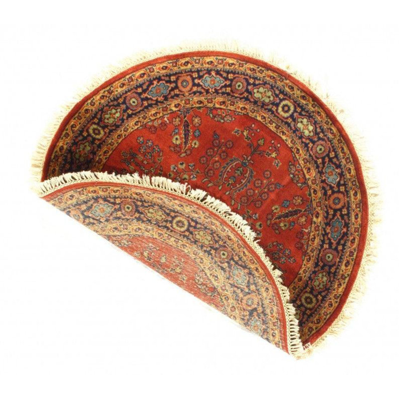 Katriina Oriental Area Rug in Red