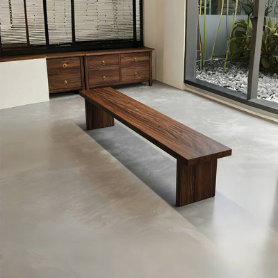Banc en bois massif Kaile