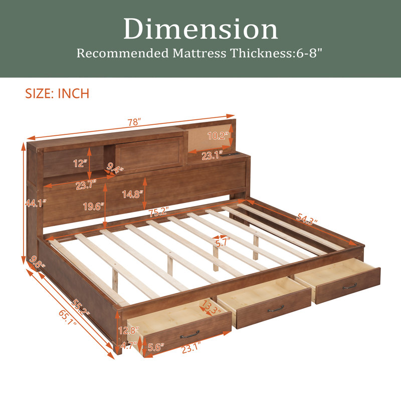Kardin Daybed, Full, Brown
